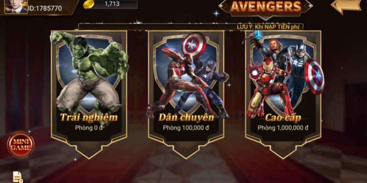 SLOTGAME AVENGER TẠI TWIN