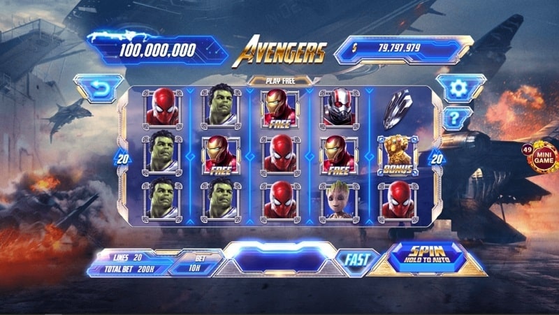 Slotgame avenger