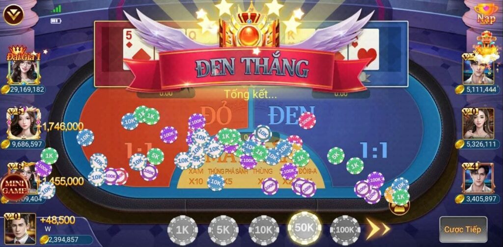 Game đỏ đen twin