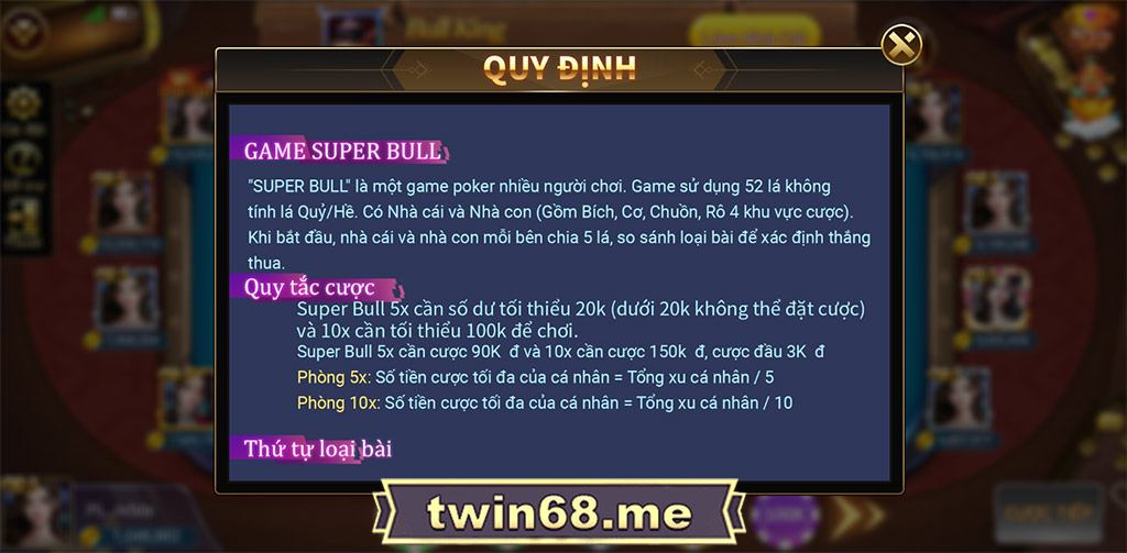 Super bull twin twin68 game bài